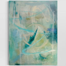 "Dancing Waters" by Emery Marczinko, Mixed Media on Canvas