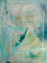 "Dancing Waters" by Emery Marczinko, Mixed Media on Canvas