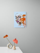 "Trouble Maker" by SAB, Acrylic and Pastels on Canvas