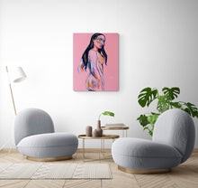 "Passion Light" by SAB, Acrylic and Pastels on Canvas