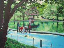 "Camaraderie-Central Park" by Jon Fraze, Oil on Canvas