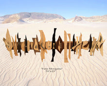 “Fata Morgana” by Sylvia Schorn, 3D wood Installation Sculpture