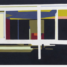 "Mid-century Modern #3" by John Ferry, Oil on Hardboard