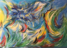 "Guardian of forest" by Khosrow Golshan, Acrylic on Canvas