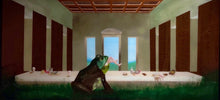 "The Last Supper" by CS Goss, Mixed Media & Resin on Canvas
