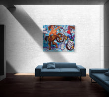 "Centaur and Biker" by Greg Kessler, Oil on Canvas