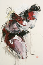 "Bound" By Gina Yu, Mixed Media on Hot Pressed Watercolor Paper