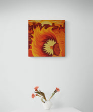 "Life on Fire II, Freedom" by Ginka Mitova, Mixed Media on Canvas