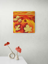 "Life on Fire I, Nature" by Ginka Mitova, Mixed Media on Canvas