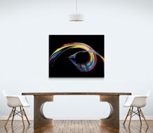 "An Exploration of Color – Black" by Dyamond Gordon, Acrylic on Unstretched Canvas