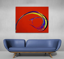 "An Exploration of Color – Red I" by Dyamond Gordon, Acrylic on Canvas