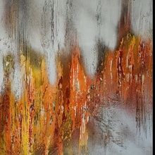 “2020 On Fire" Hernan Benedetti, Acrylic on Canvas