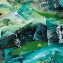 “Never Ends Series #1 ” By Hernan Benedetti, Acrylic on Canvas