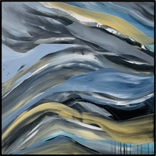 “Let it Flow Series #6” By Hernan Benedetti, Acrylic on Canvas
