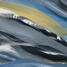 “Let it Flow Series #6” By Hernan Benedetti, Acrylic on Canvas