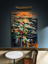 "A Reckoning with Time" by Hartini Gibson, Acrylic and Oil on Canvas