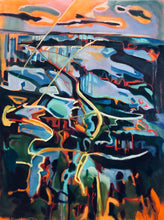 "A Reckoning with Time" by Hartini Gibson, Acrylic and Oil on Canvas