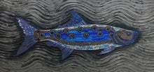 "Fish" by Christine Hausserman, Mixed Media on Metal