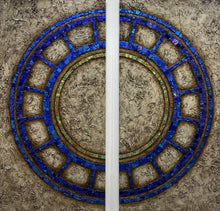 "2 Pieces" by Christine Hausserman, Diptych Mixed Media on Metal