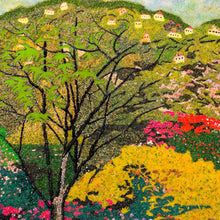 "Beverly Hills" by Ilya Schar, Genuine Gems on Wood Panel