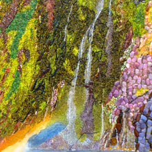 "Rainbow" by Ilya Schar, Genuine Gems on Wood Panel