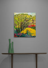 "Beverly Hills" by Ilya Schar, Genuine Gems on Wood Panel