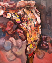 "Cheesy Fingers" By Sienna Browne , Oil on Canvas