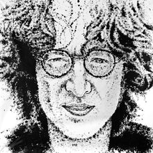 "Gunshot, John Lennon” By Andrey Quintana, Acrylic on Canvas