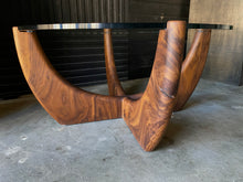 “Redondo” by Gabriel Abrego, Walnut Wood and Glass