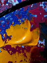 "Behind the Mask" by Jeff Petsche, Mixed Media on Canvas
