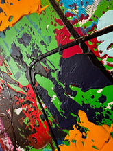"Behind the Mask" by Jeff Petsche, Mixed Media on Canvas