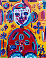“Little Buddha” By Maxime Stamati, Acrylic on Canvas