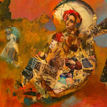 "I Was Just Beginning To Enjoy Myself" by Joshua Burbank, Mixed Media on Wood Panel