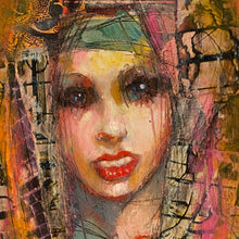 "Sunrise" by Joshua Burbank, Mixed Media on Wood Panel