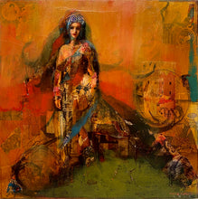 "Lost" by Joshua Burbank, Mixed Media on Wood Panel