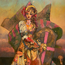 "La Vida" by Joshua Burbank, Mixed Media on Wood Panel