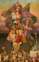 "La Vida" by Joshua Burbank, Mixed Media on Wood Panel