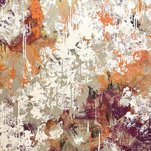"Orange Heritage" by Mimi Silverman, Mixed Media on Canvas