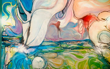 "Parachutes and Parasails" By Tina Cantelmi, Acrylic on Italian Linen