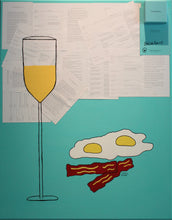 “Breakfast At Tiffany’s?” By Zarducci, Mixed Media on Canvas