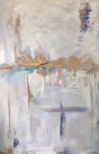 “The Shimmering Lights of Iceland” By Carol Harris, Oil on Canvas