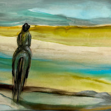 "No Reins" by Lynn Marie, Mixed Media on Canvas