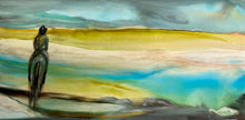 "No Reins" by Lynn Marie, Mixed Media on Canvas