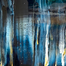 "Hollywood Lights" by Lori Montgomery, Mixed Media on Canvas