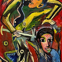 "Untitled" by Oscar Martínez, Acrylic on Fine Art Paper
