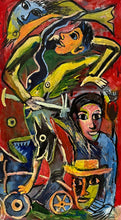 "Untitled" by Oscar Martínez, Acrylic on Fine Art Paper