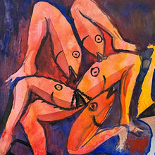 "Danza a la Dualidad" by Oscar Martínez, Acrylic on Fine Art Paper
