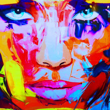 "She" by Jochen Cerny, Photograph on Aludibond behind Acrylic Glass