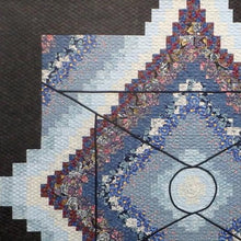 "Fractured ‘Gello #2" by Jean M. Judd, Hand Stitched Thread on Commercial Textile