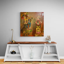 "All Things Bright and Beautiful" by Joshua Burbank, Mixed Media on Wood Panel